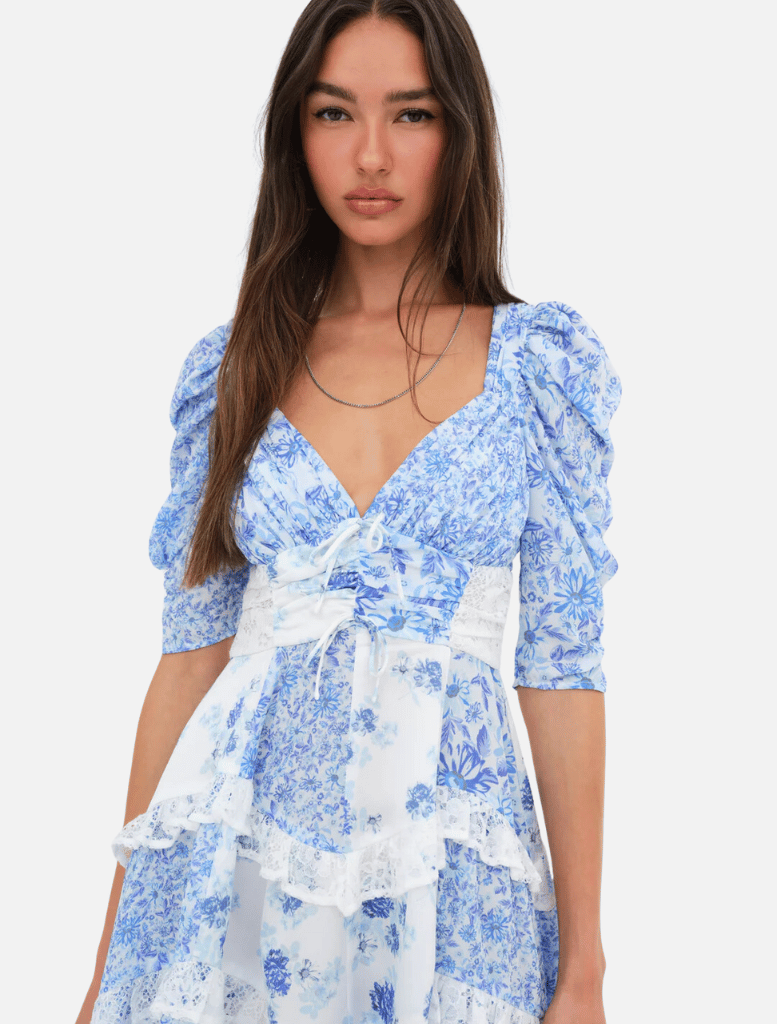 Clothing Rosalyn Mini Dress - Blue