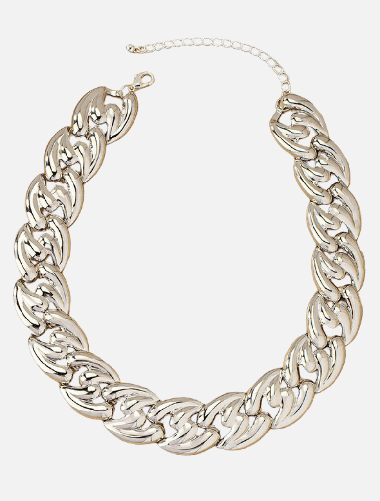 Accessories Twist Chain Choker - Silver
