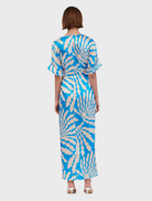 Clothing Palma Wrap Maxi Dress - Blue