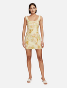 Clothing Carlotta Mini Dress Citrus - Floral