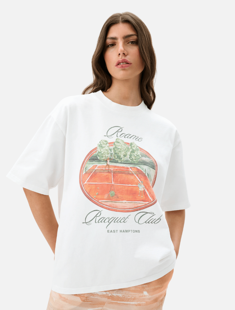 Clothing Roame. T-Shirt - Racquet Club