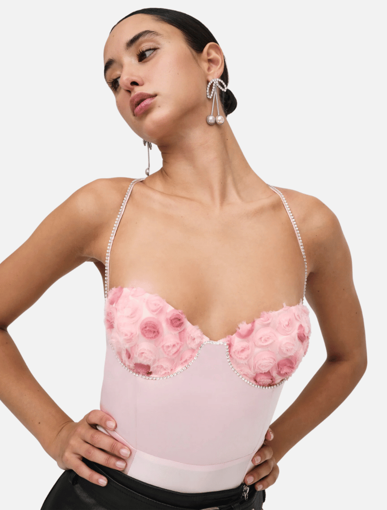 Skye Bodysuit - Pink - Insurge Clothing