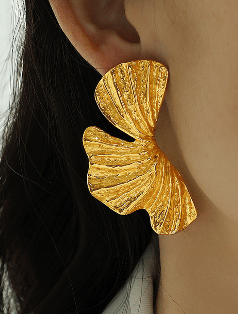 Accessories Sasha Leaf Earring - Gold