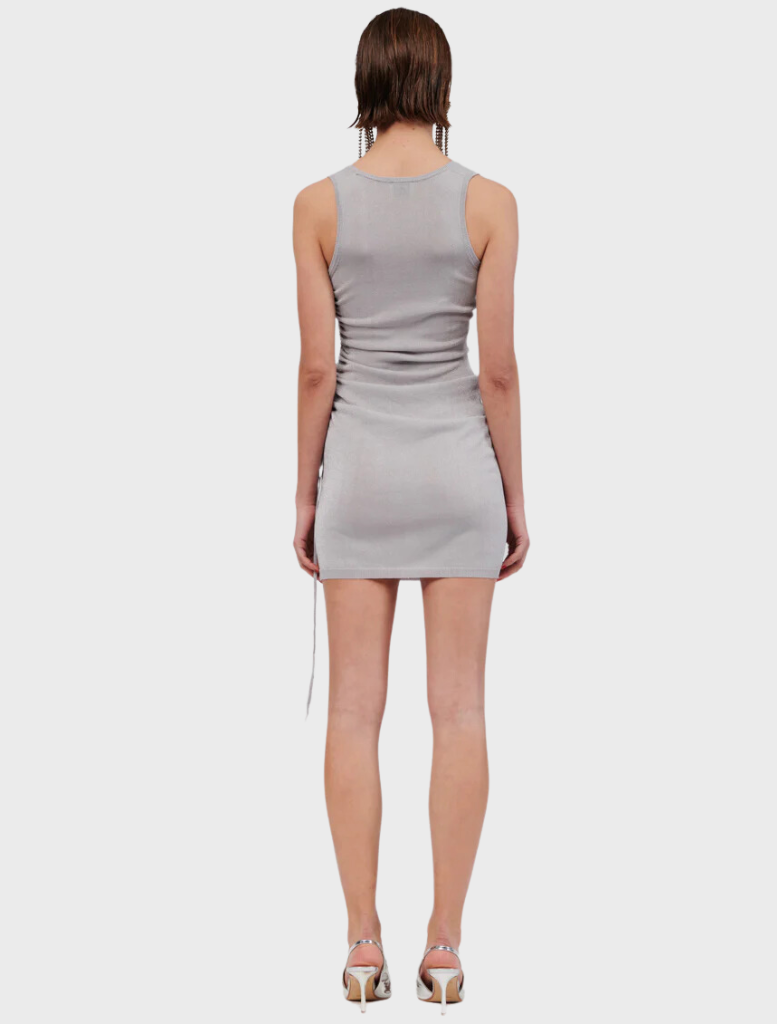 Clothing Ibiza Mini Dress - Silver