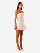 Clothing Blanc Bubble Mini Skirt - Ivory