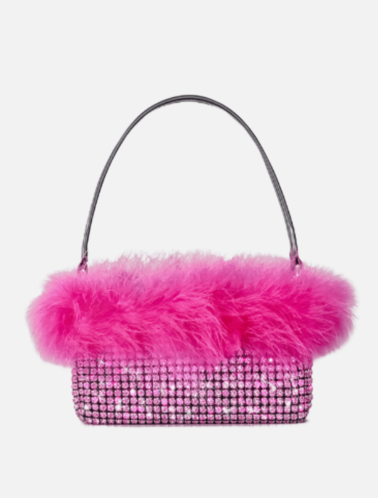 Accessories Bonnie Feather Bag - Hot Pink