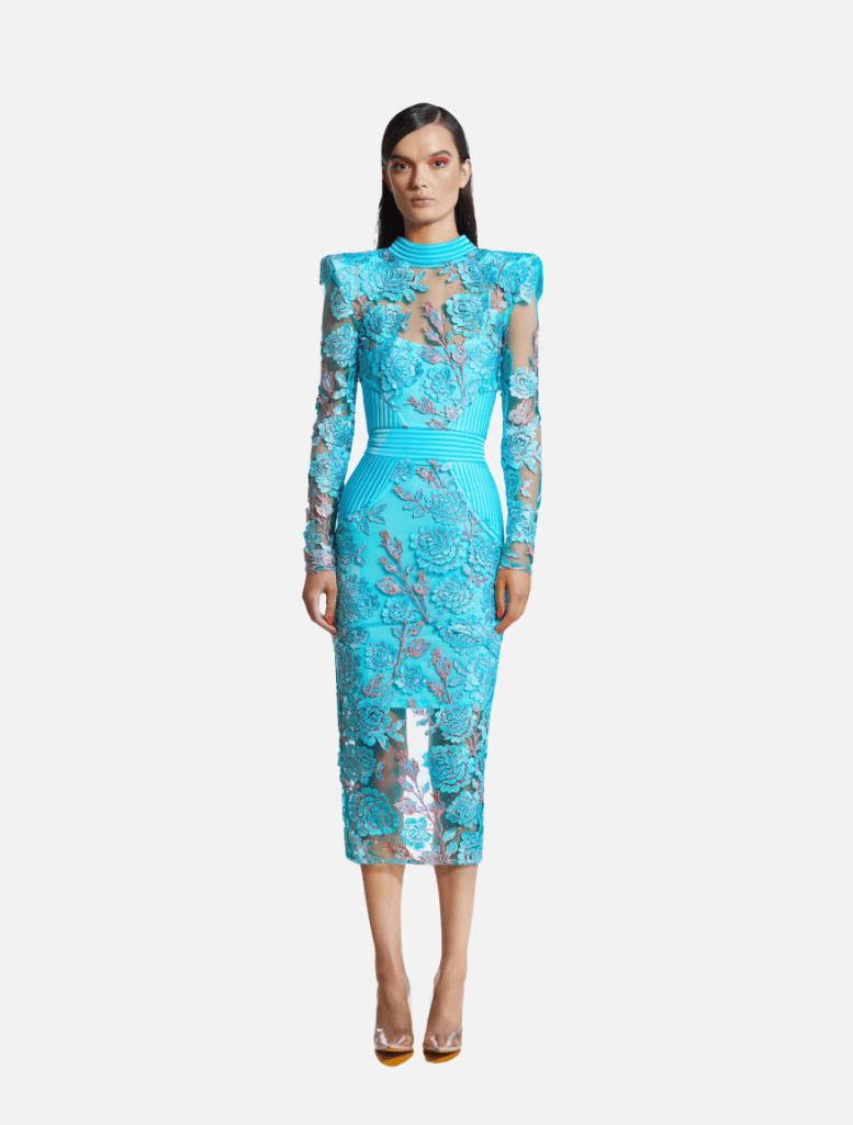 The Beginning Dress - Aqua | aqua, brand-Zhivago, Dresses, Lace Dress, price-$250+ | Zhivago