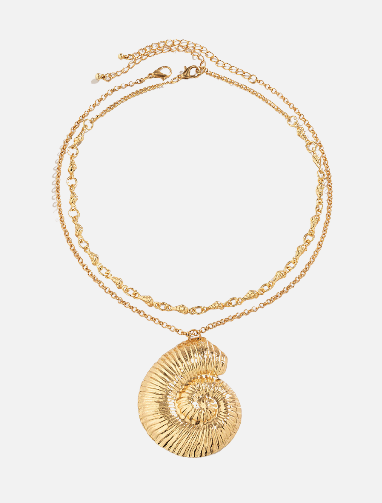 Accessories Cavelli Shell Necklace - Gold