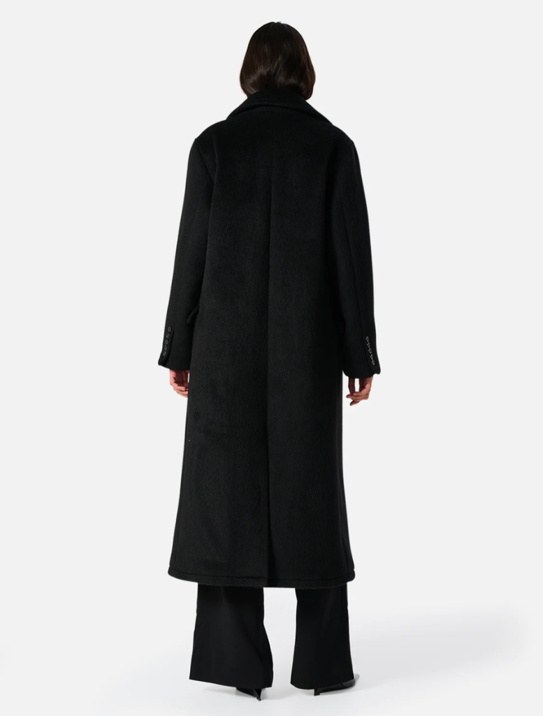 Clothing Lana Wool Coat - Black