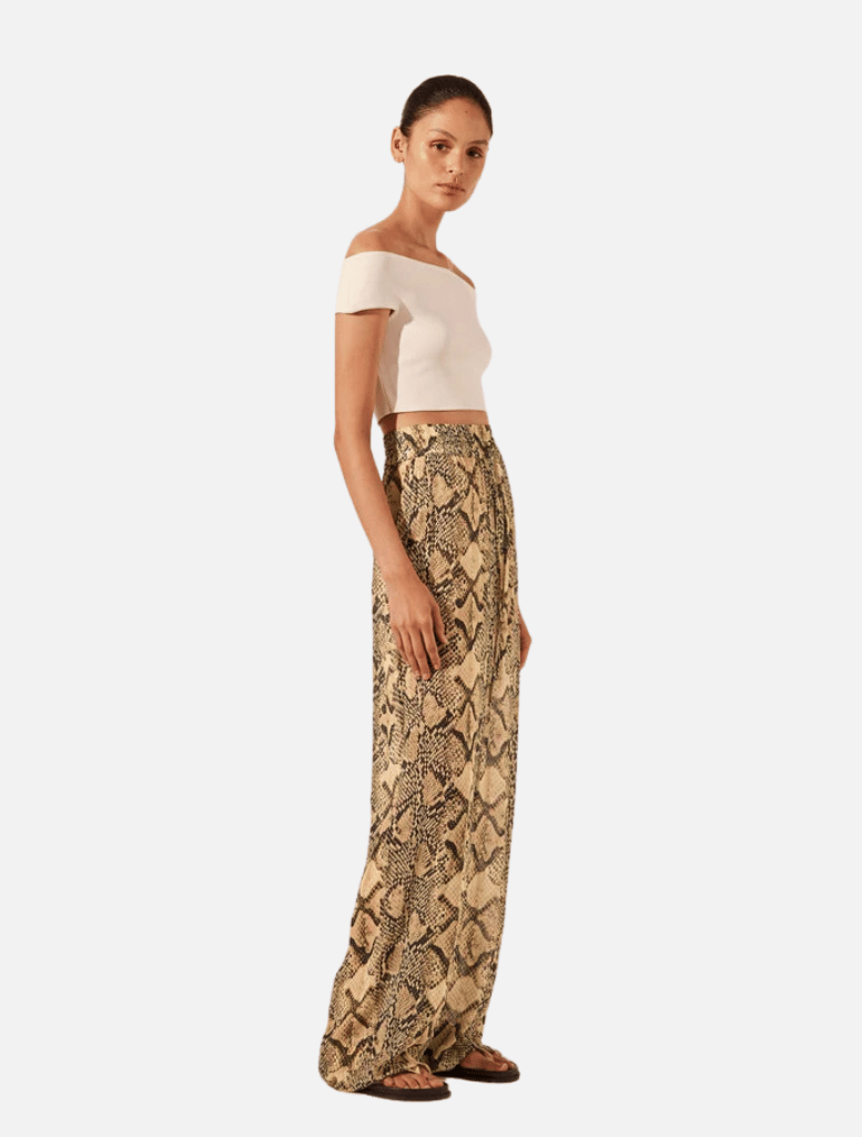 Clothing Hadiya Relaxed Pant - Almond/Multi