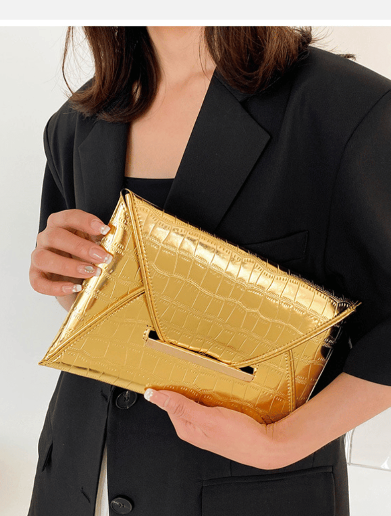 Carrie Stone Pouch - Gold - Insurge Clothing