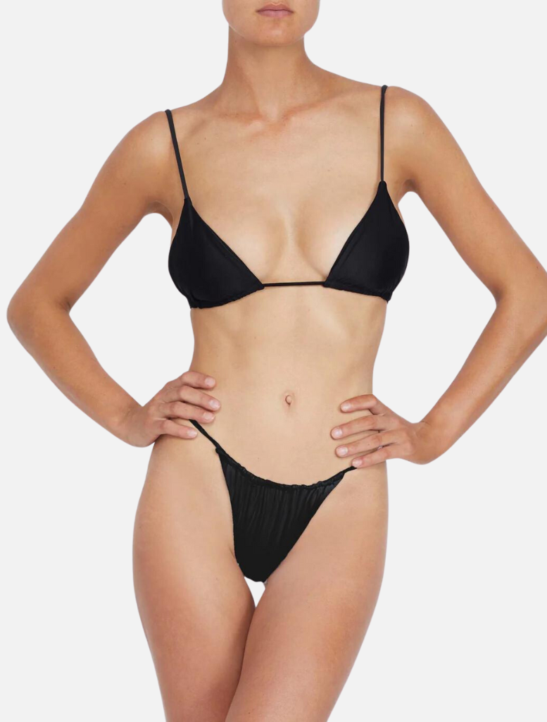 The String Side Pant - Black | Swimwear | Bikini, Bikini Bottom, Bikini Bottoms, Bikini Set, Bikinis, brand-It's Now Cool, price-$50 - $100, Swim, Swimwear, swimwear bottoms | It's Now Cool