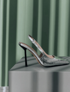 Accessories Aylah Pump Metallic Leather - Silver