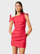 Clothing Kimberly Tie Mini Dress - Red