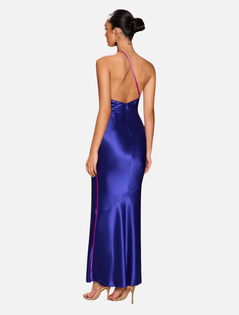 Auora Spliced Dress - Viola Blue - Insurge Clothing