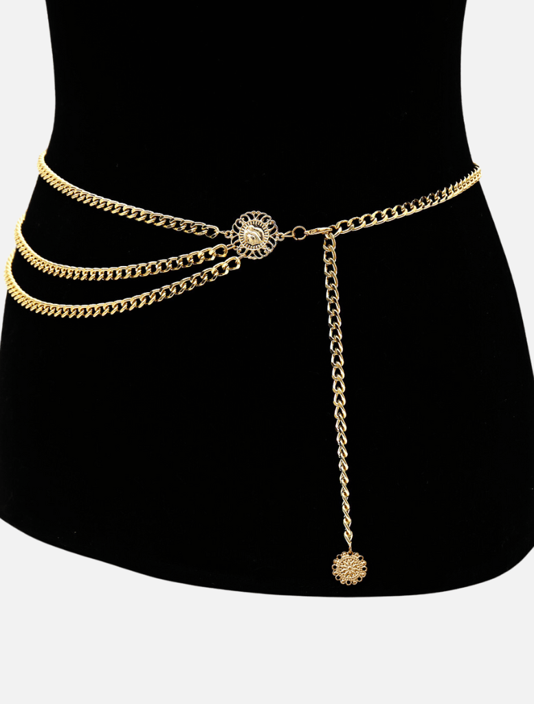 Accessories Callie Chain Belt - Gold
