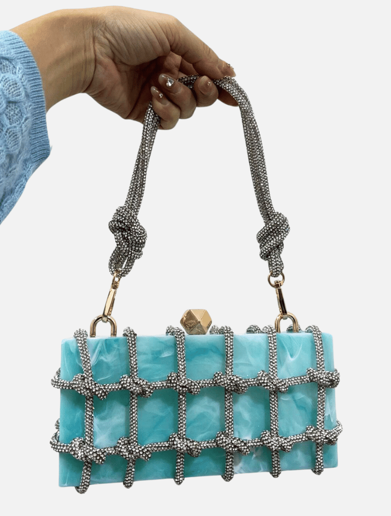 Accessories Jade Bag - Turqouise Diamante