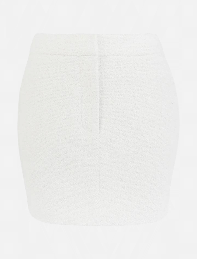 Motionless Mini Skirt - White - Insurge Clothing