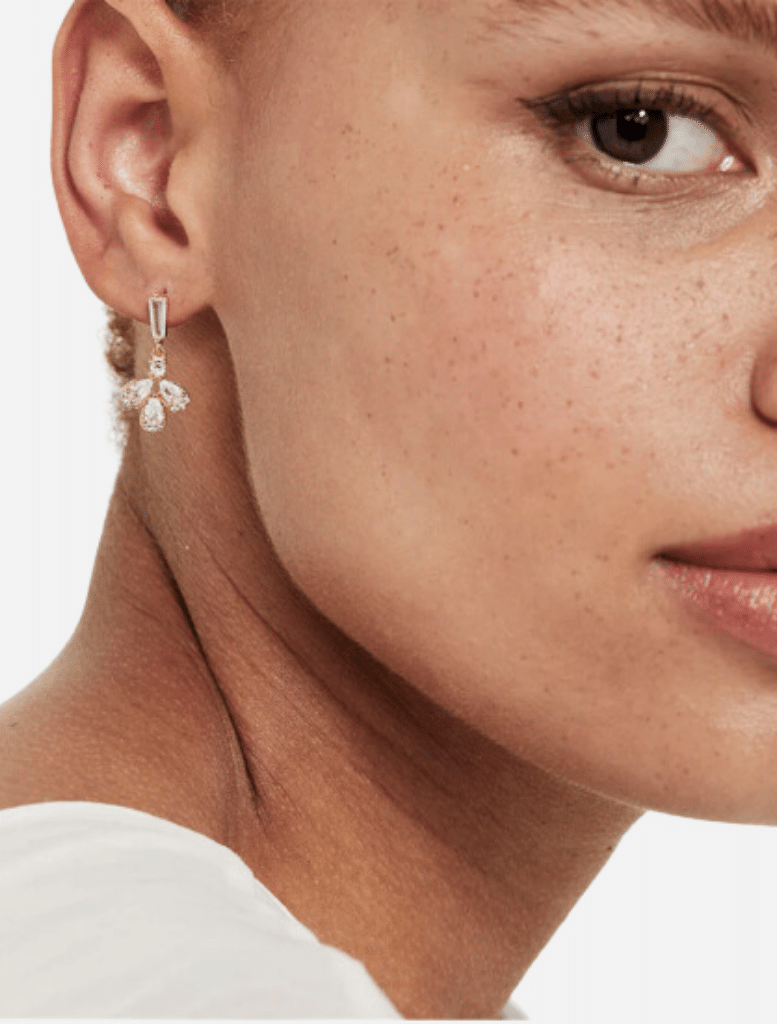Accessories Nancy Crystal Earrings - Gold