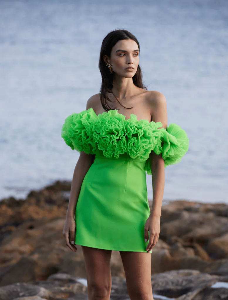 Clothing Sorrento Mini Dress - Green
