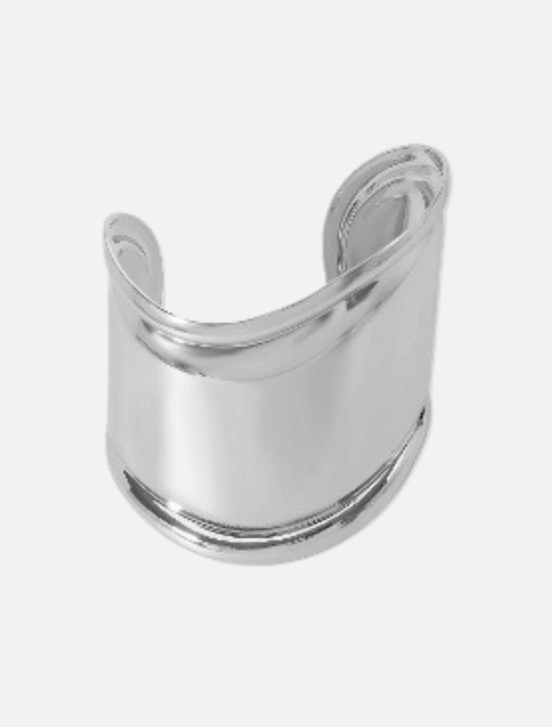 Wave Cuff - Silver - Insurge Clothing