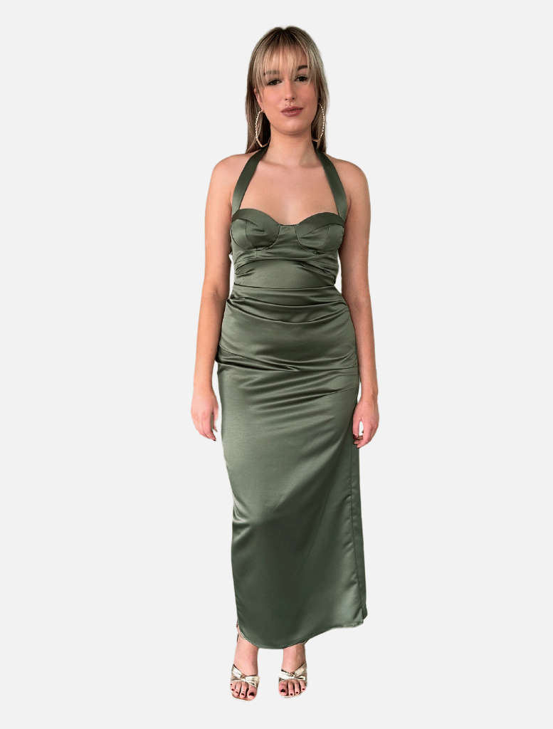 Boudoir Dress - Maple Satin - Insurge Clothing