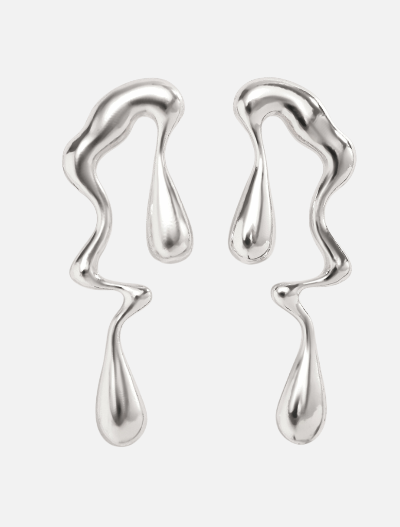 Preya Earrings - Silver - Insurge Clothing