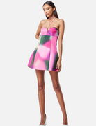 Clothing Blurred Mini Dress - Print