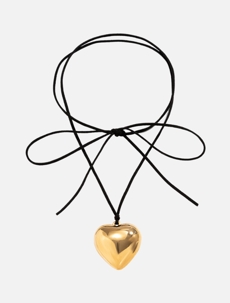 Accessories Neo Heart Choker - Gold