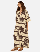 Clothing Tulum Maxi - Cocoa Palma Print