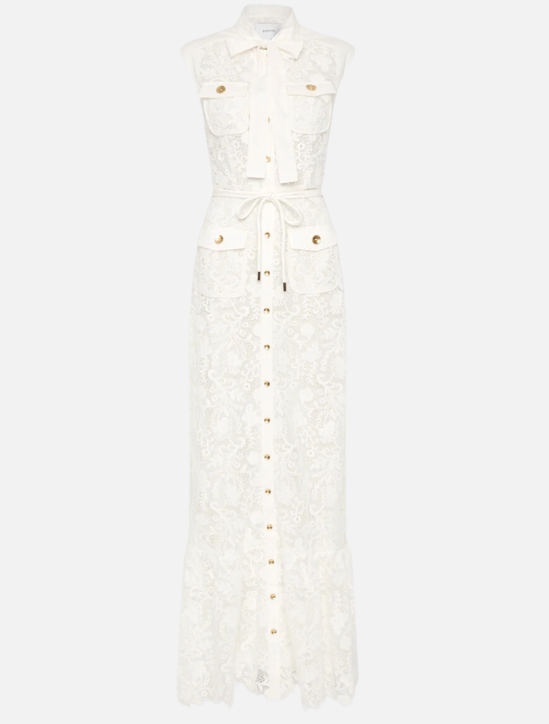 Clothing Layan Lace Dress - White