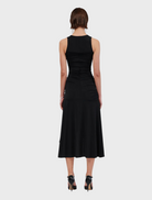 Clothing Lucia Sleeveless Rouched Maxi Dress - Black