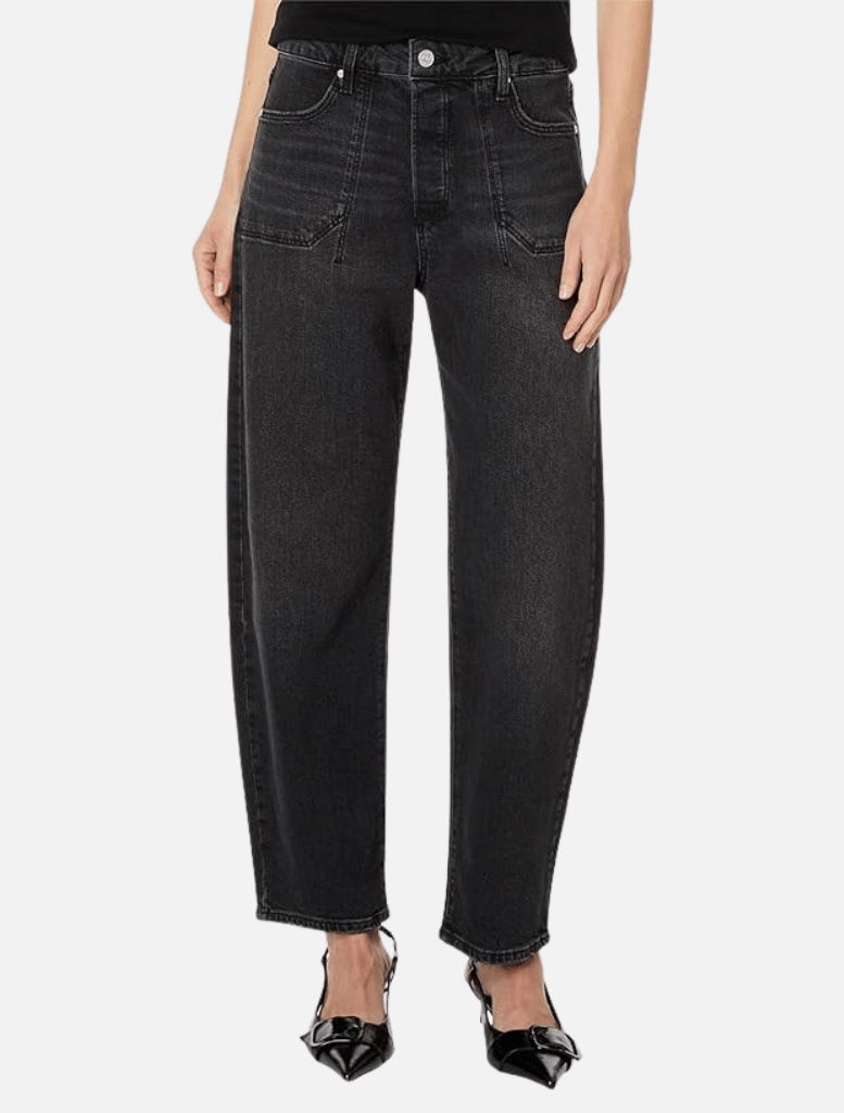 Denim Alexis W/ Coverted Button Fly Tapered - Viper Black