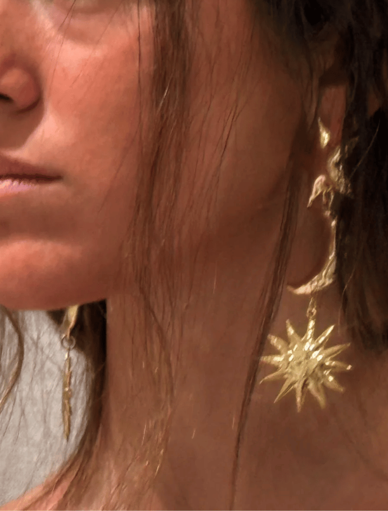 Accessories Galaxy Earrings - Gold