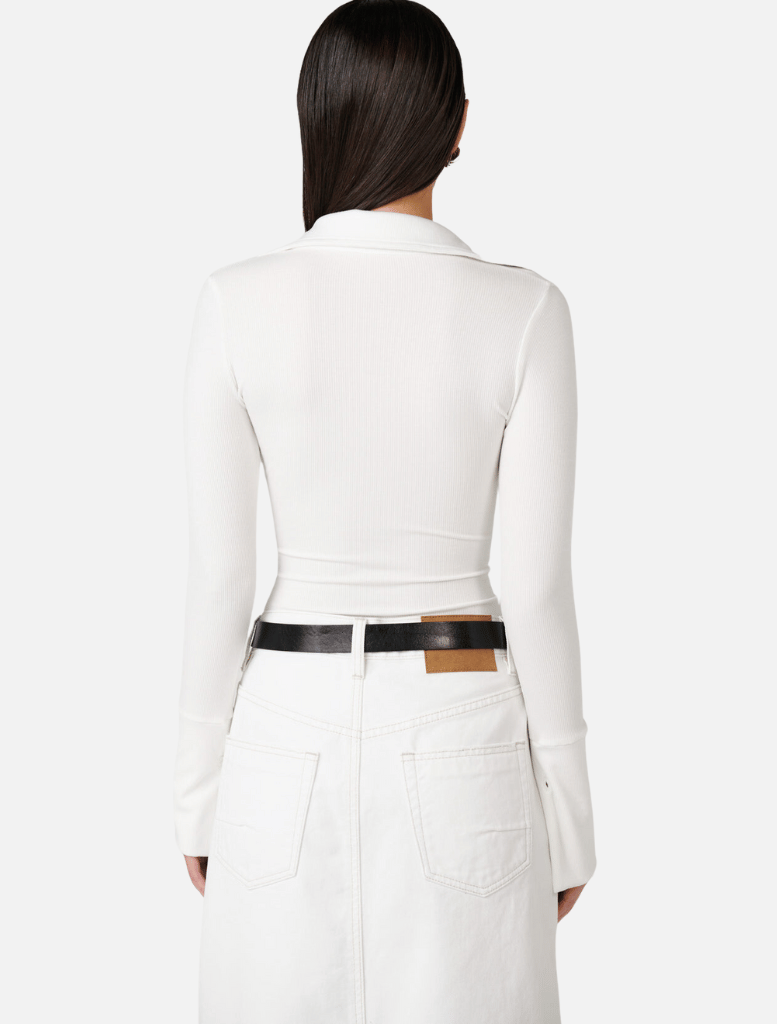Celine Bodysuit - White - Insurge Clothing