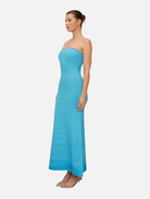 Clothing Sunmor Knit Maxi Dress - Aqua