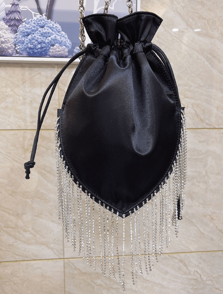Elissa Tassel Bag - Black - Insurge Clothing