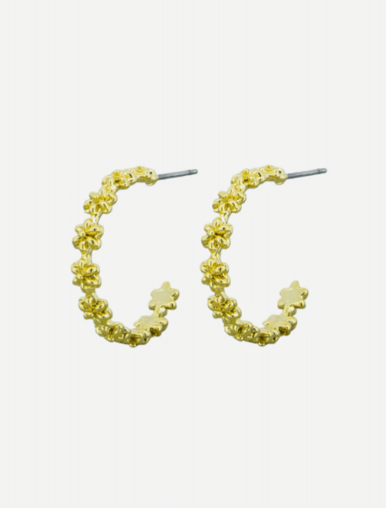 Jemima Hoops - Gold | Accessories | Accessories, Big Earrings, brand-JOLIE AND DEEN, Drop Earrings, Earrings, Hoop earrings, price-Under $50 | Jolie and Deen