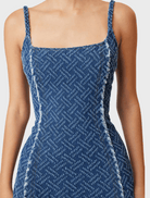 Clothing Cora Denim Midi Dress - Blue