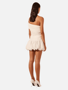 Clothing Blanc Bubble Mini Skirt - Ivory