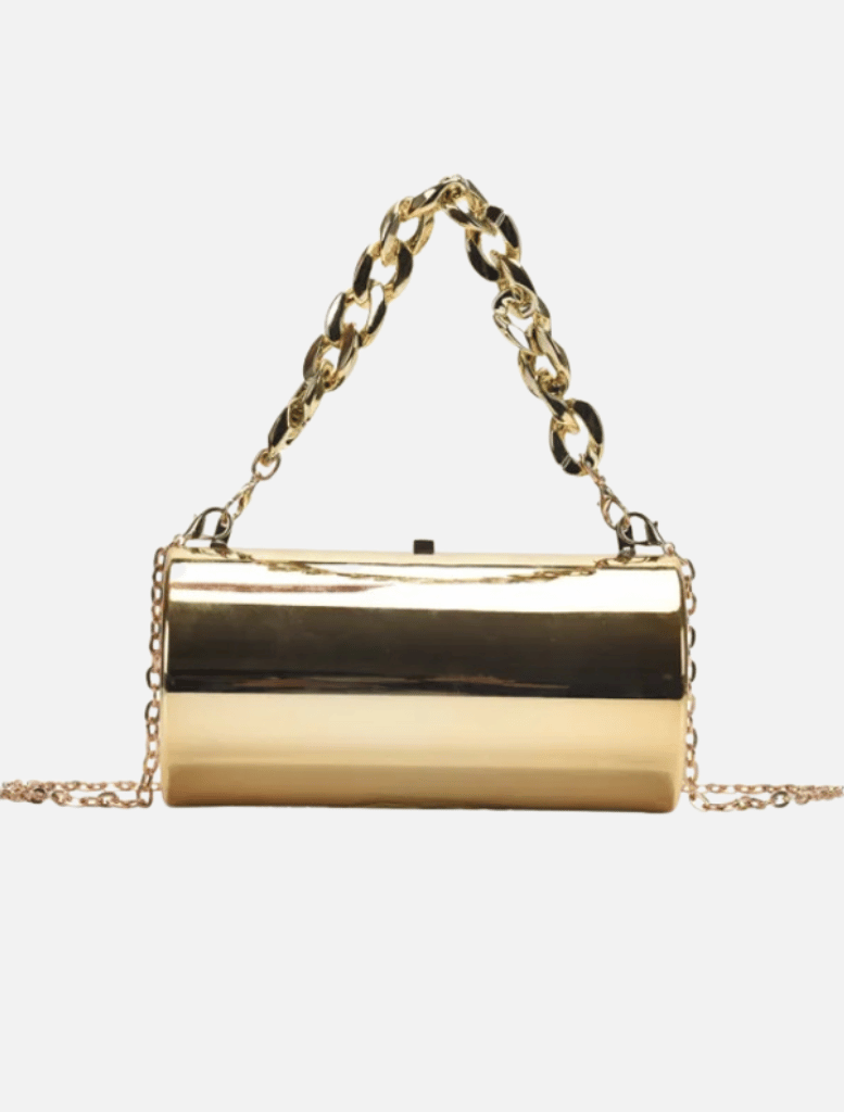 Dani Box Bag - Gold - Insurge Clothing