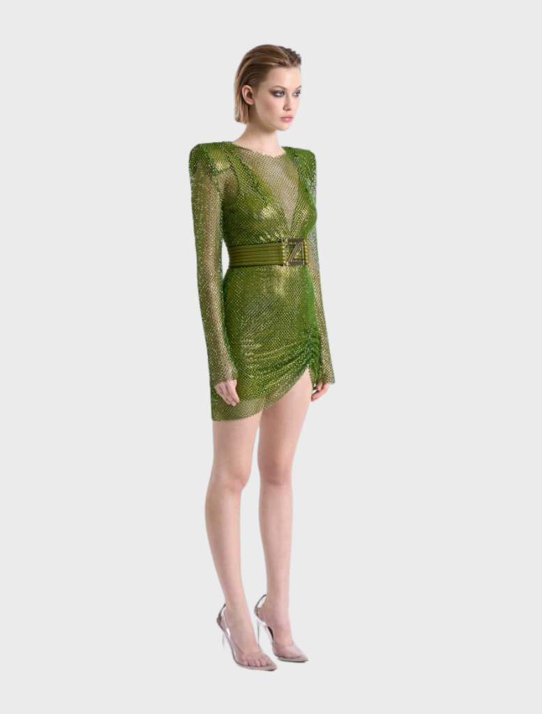 Clothing Mechanical Dolls 2 Pc Mini Dress - Khaki