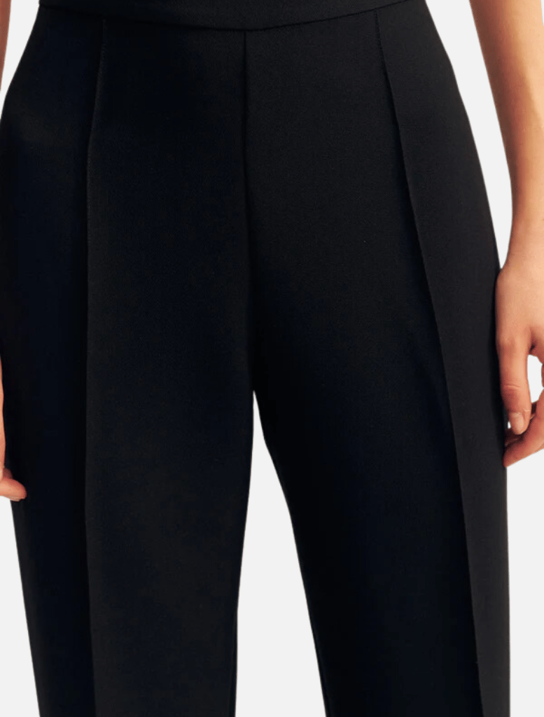 Clothing Irena Pintuck Straight Leg Pant - Black