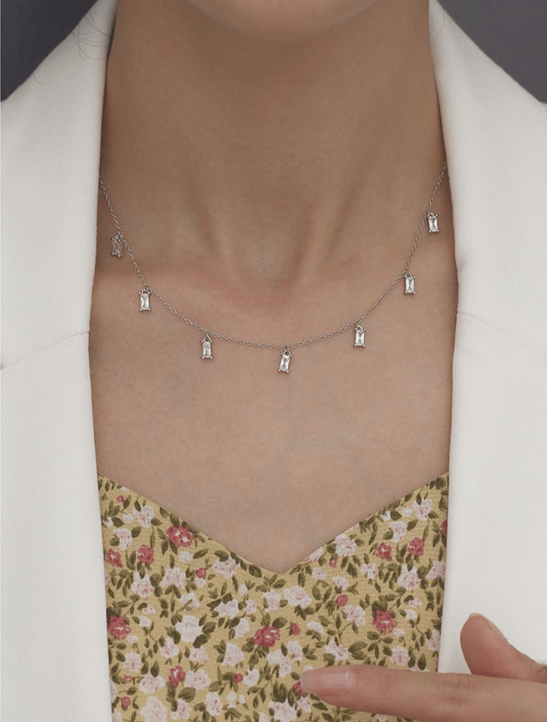 Silver Aline Necklace