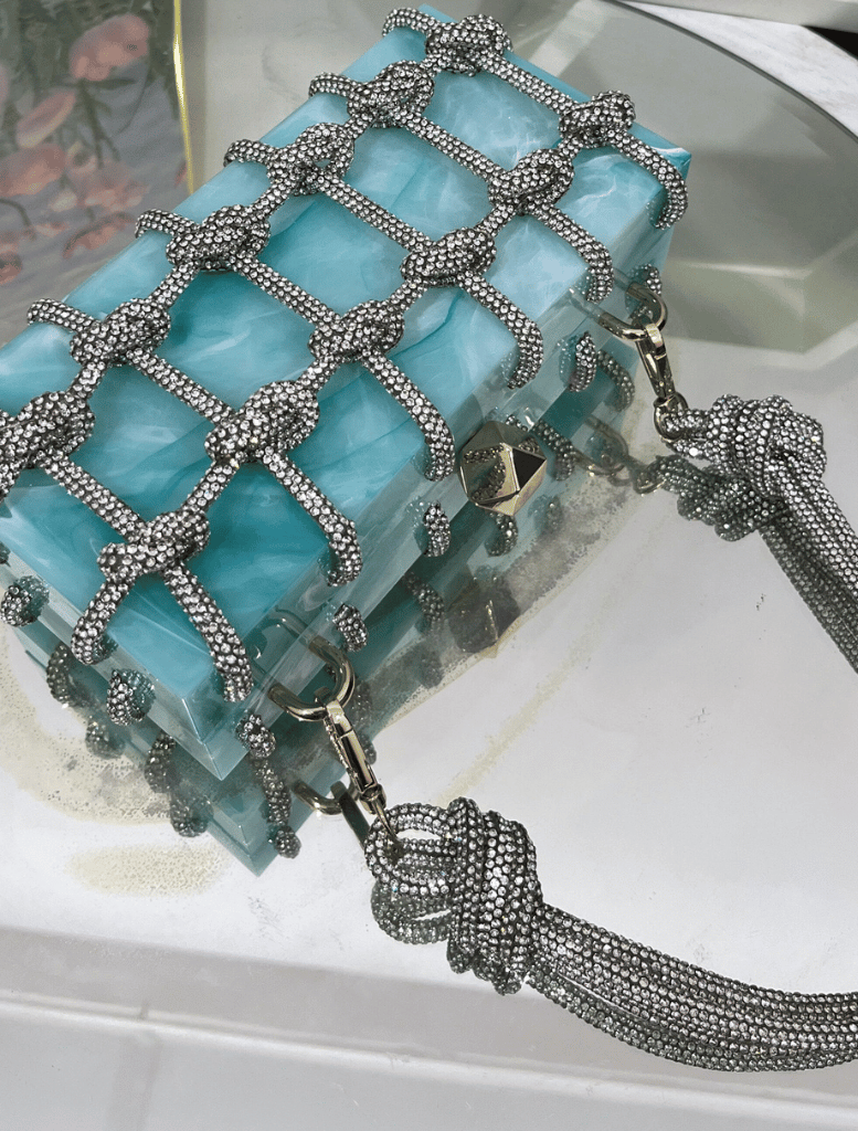 Accessories Jade Bag - Turqouise Diamante
