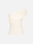 Clothing Beau One Shoulder Top - Ivory