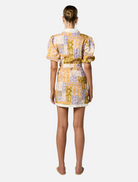 Dresses Billie Button Up Short Dress - Patchwork Floral Print