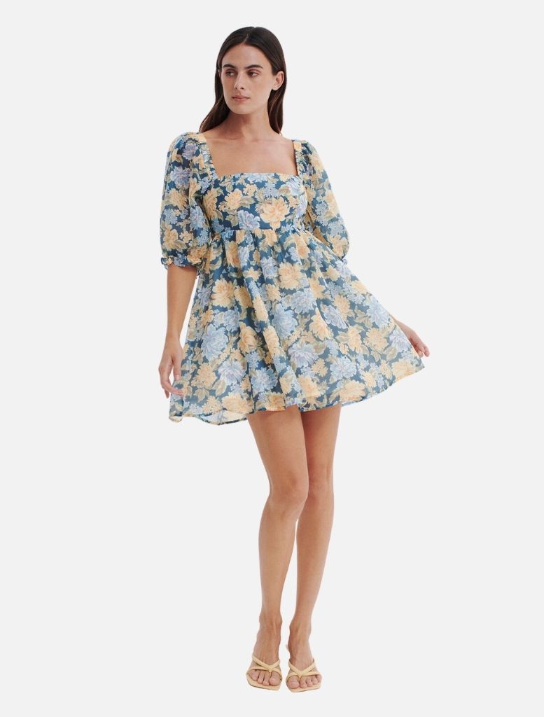 New Sky Babydoll Dress - Magnolia - Insurge Clothing