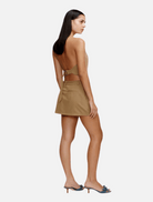 Clothing Gabe Mini Skirt - Caramel