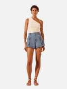 Clothing Patch Pocket Shorts - Mid Blue